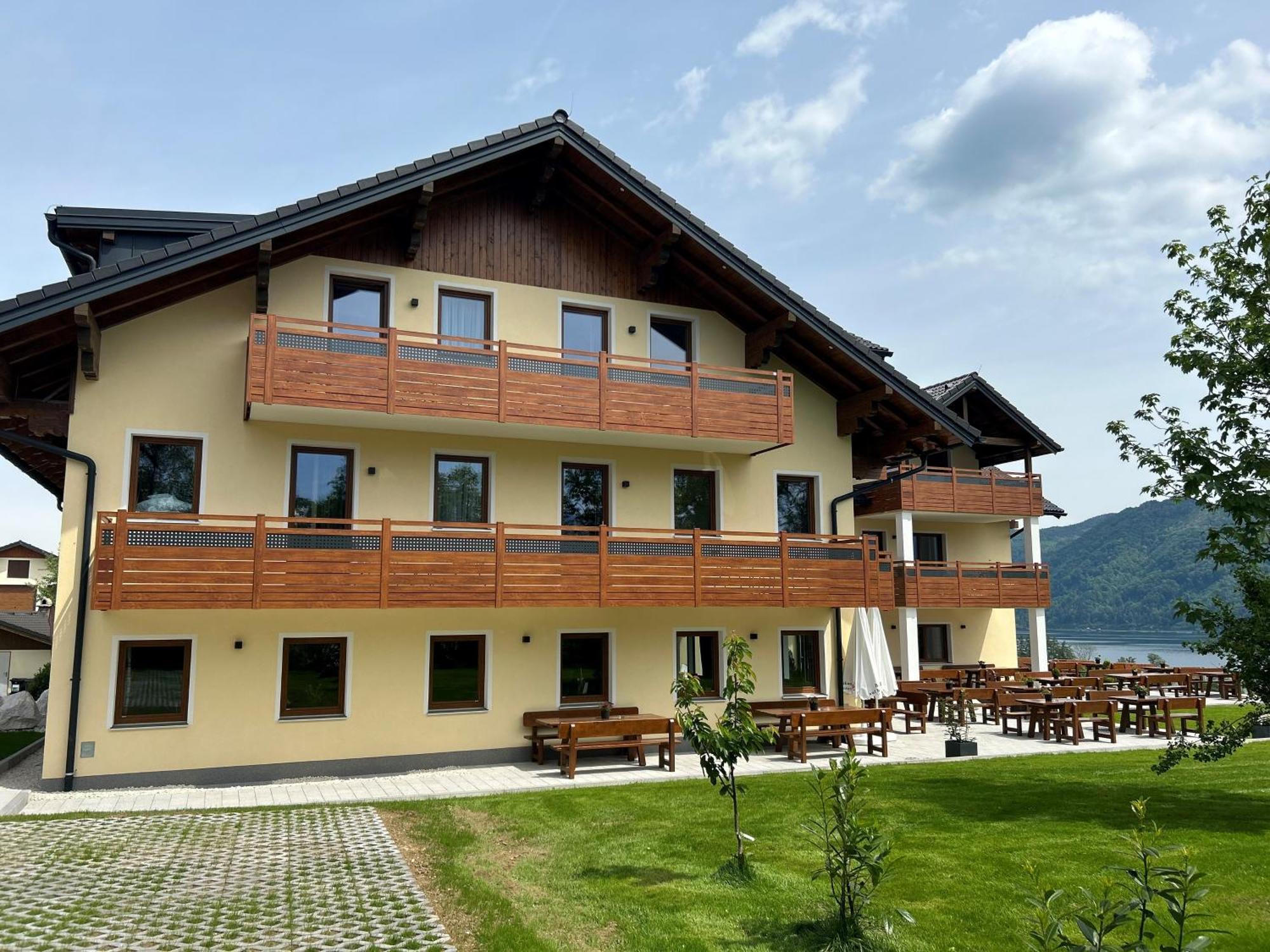 Gasthof Steinbichler Nussdorf am Attersee Exteriör bild