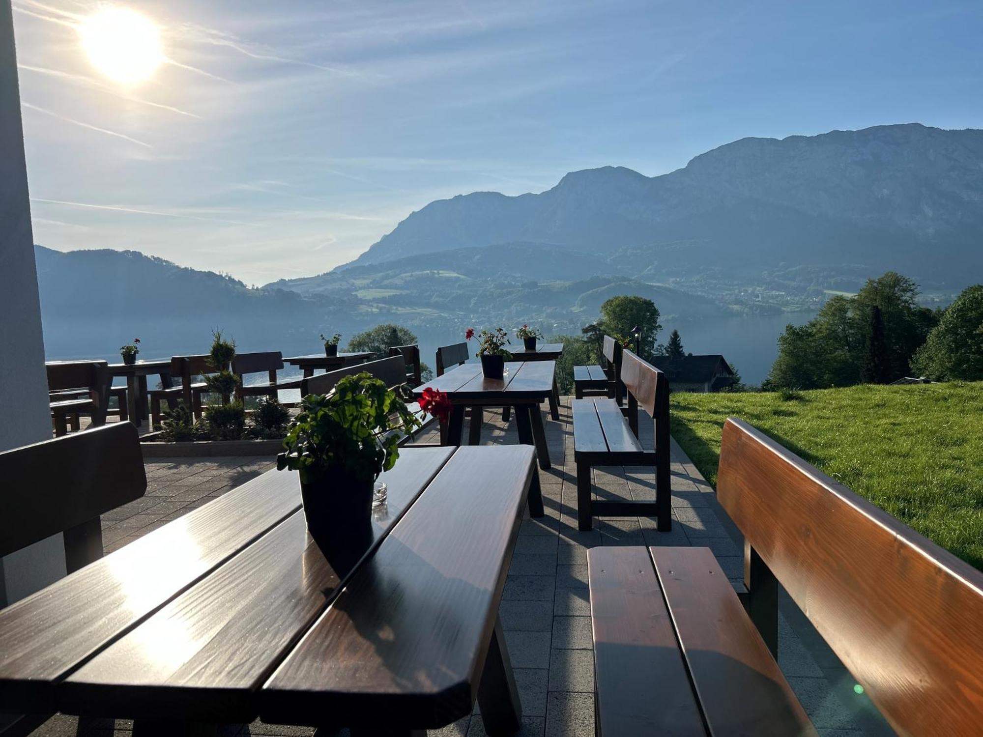 Gasthof Steinbichler Nussdorf am Attersee Exteriör bild